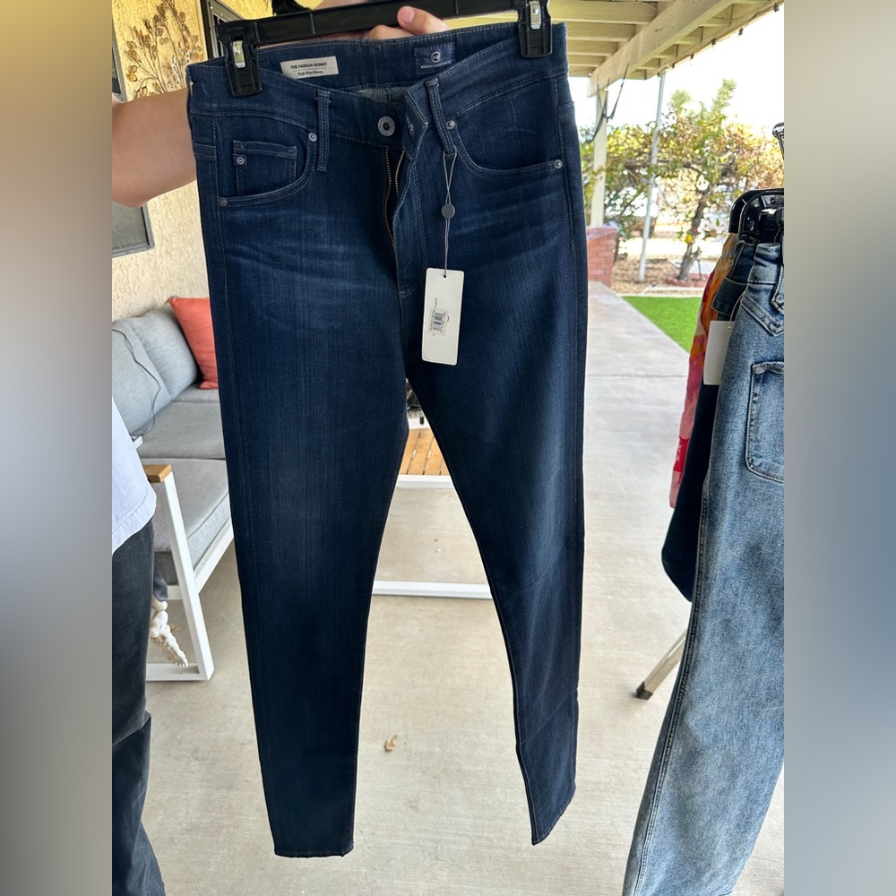 AG Adriano Goldschmied Men's Deep Indigo Skinny Jeans